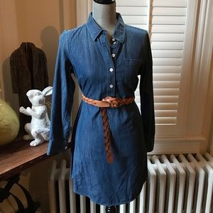 NWOT J Crew Factory Chambray Shirtdress